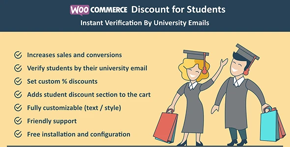 Woocommerce Discount for Students – Instant Verification By University Emails